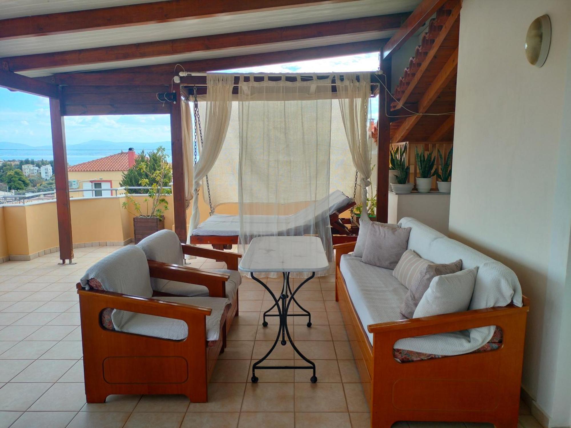 House With Wonderful View Daire Lefkandi Chalkidas Dış mekan fotoğraf